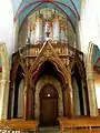 L'église paroissiale Saint-Pierre : le buffet d'orgues.