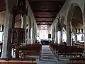 L'église paroissiale Saint-Yves : vue intérieure