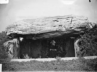 Le dolmen photographié par Zacharie Le Rouzic.