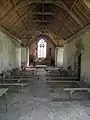 Chapelle Saint-Colomban :vue intérieure d'ensemble.