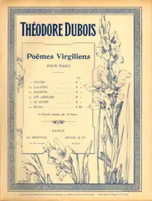 couverture d'une partition de Dubois