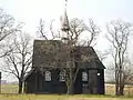 L'église en bois sainte Marie Madeleine.