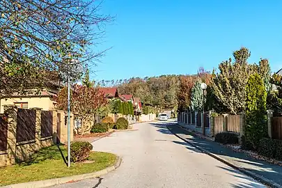 Une rue de Vysoká nad Labem.