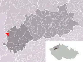 Localisation de Podbořanský Rohozec