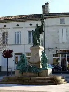 Jules Pendariès, Monument aux morts de 1870 (1909-1918).