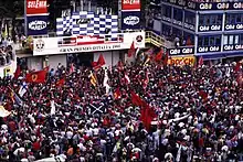 Photo du podium du Grand Prix d'Italie 1995