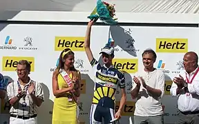 Wout Poels, vainqueur de la quatrième étape.