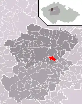 Localisation de Podlešín