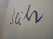 signature de Jiří Šlitr