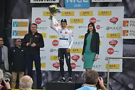 Michał Kwiatkowski maillot blanc.