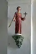 Statue de Saint Cyr.