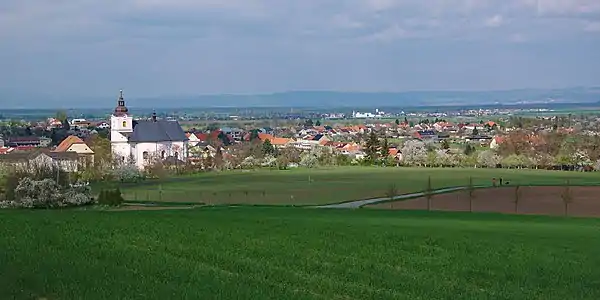 Panorama de Slatinice.