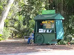 L'un des nombreux point d'information du jardin