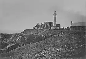 La pointe Saint-Mathieu en 1873 (photo J. Duclos).