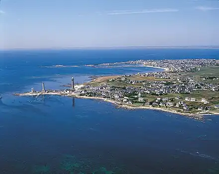 Photographie de la Pointe de Penmarc'h dans le Finistère.