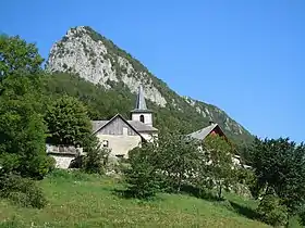 Vue sur la pointe de Thivelet depuis Corbel.