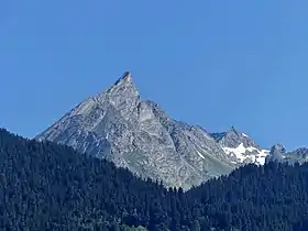 La pointe de l'Échelle vue depuis Modane.