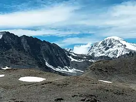 Vue de la pointe de la Sana, à gauche.