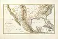 Poirson et Alexander von Humboldt, Carte du Mexique et pays limitrophes situés au nord et à l'est, 1811.
