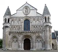 Église Notre-Dame la Grande de Poitiers (Vienne).