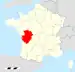 Carte situant la région Poitou-Charentes en France