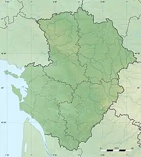 voir sur la carte de Poitou-Charentes