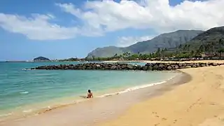 Plage à Oahu