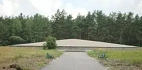 Poland Sobibor - death camp mausoleum.jpg
