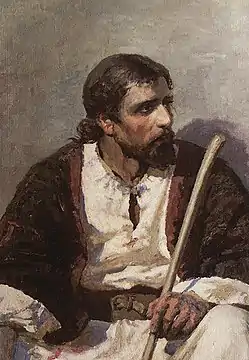 Christ (étude, 1887, Polenov)