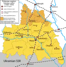 Description de l'image Polesian region of Belarusian SSR.png.