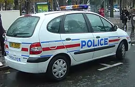 Renault Scenic (sérigraphie disparue depuis 2014)