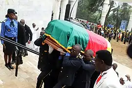 Obsèques de Joseph Kadji Defosso (2018).