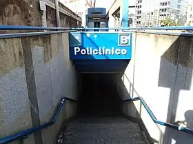 Image illustrative de l’article Policlinico (métro de Rome)