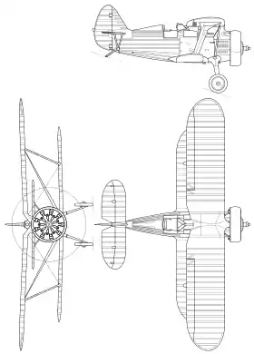 vue en plan de l’avion