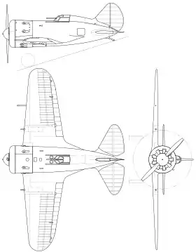 vue en plan de l’avion