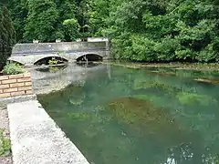 Le pont sur la Laignes.