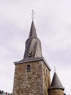 Tour et flèche de l’église Saint-Jacques, actuellement église Notre-Dame