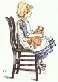 Polly par Kate Greenaway, tiré de The Queen of the Pirate Isle, de Bret Harte