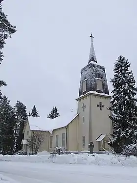 Église de luthérienne de Polvijärvi.