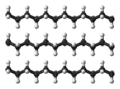 « Gros plan » sur un cristallite de polyéthylène.