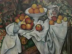 Nature morte aux pommes et aux oranges (1895-1900), huile sur toile (73 × 92 cm), musée d'Orsay (Paris).