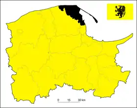 Localisation de Powiat de Puck