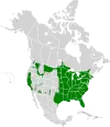 Aire de répartition du Marigane noire