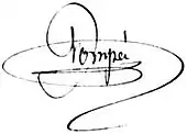 signature de Pierre-Philibert Pompée