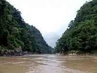 Le Pongo de Manseriche sur le cours du Rio Marañón.