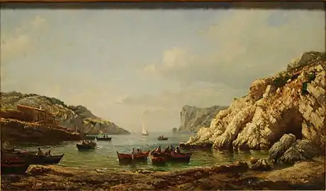 La Calanque de Sormiou, Digne-les-Bains, musée Gassendi.