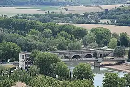 Vue du Pont-canal de l'Orb.