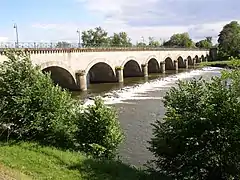 Le pont-canal de Digoin.