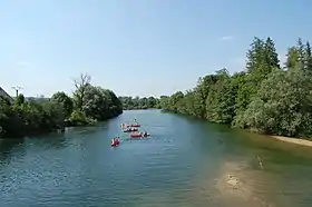 L'Ain à Pont-du-Navoy.