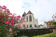 Le chevet de l'église.